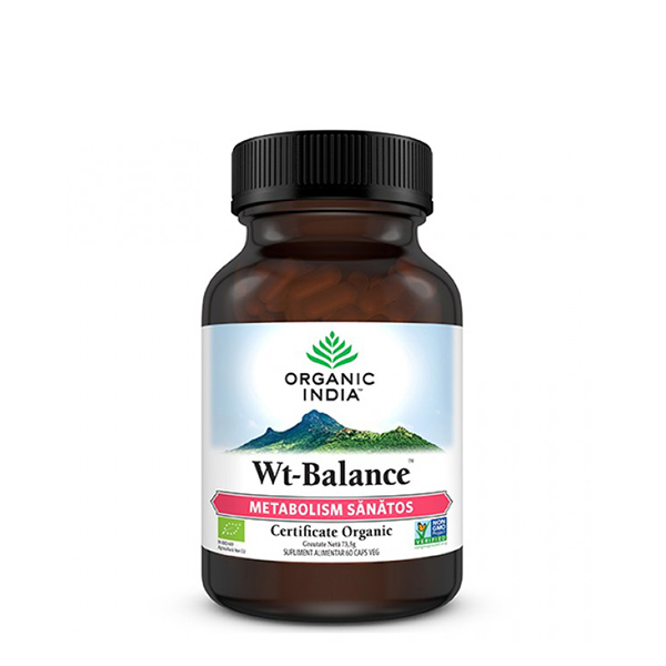 WT Balance – metabolism sanatos BIO (fara gluten) Organic India – 60 cps